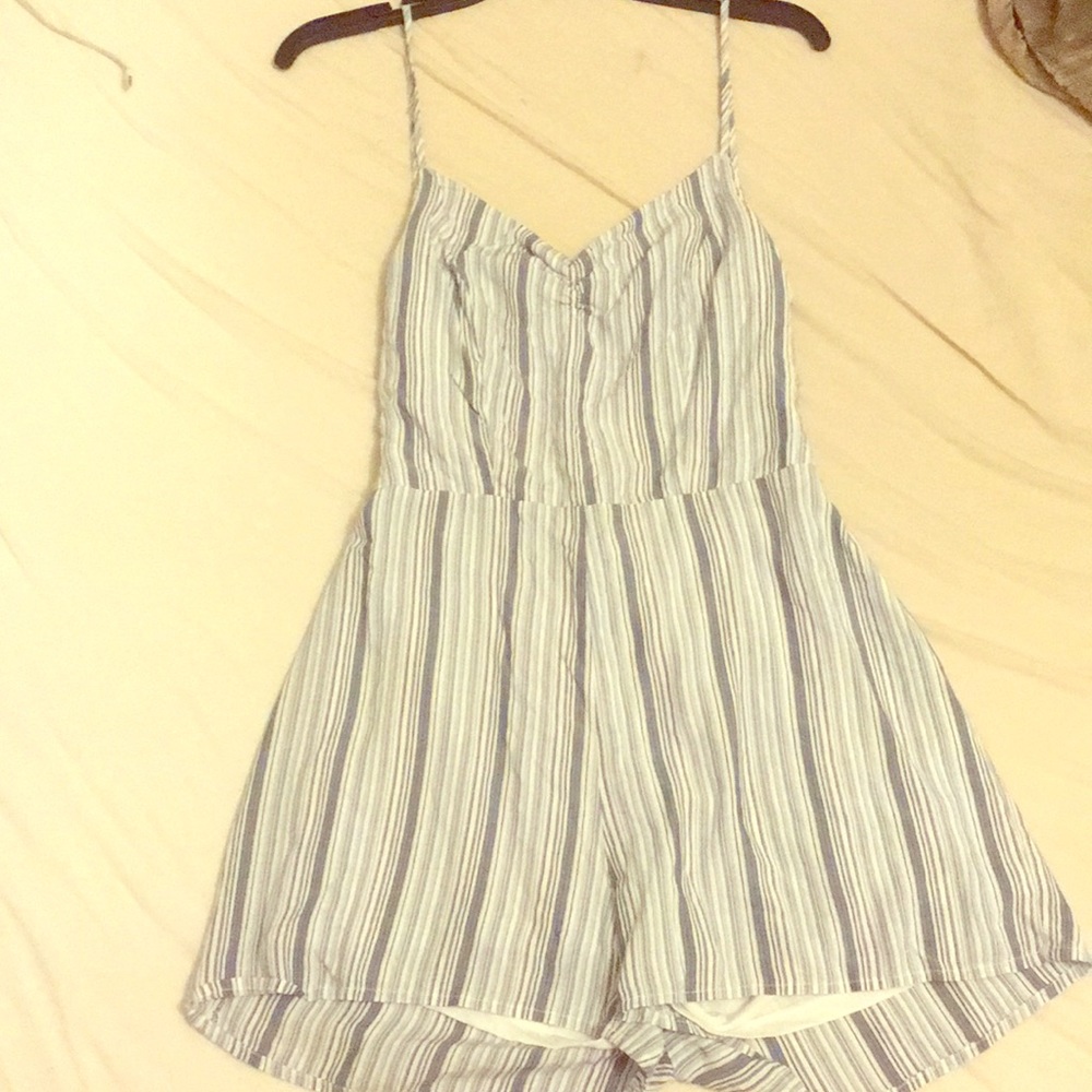 aeropostale striped romper